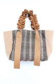 画像2: axes femme / チェック切替ハンドトート  ベージュ Y-26-02-23-035-AX-BG-SZ-ZY (2)