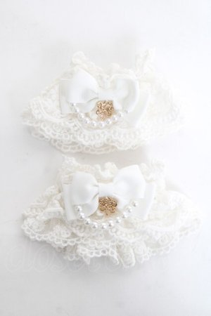 画像: axes femme kawaii / レーシーお袖留め  白 Y-26-02-23-005-AX-ZA-SZ-ZY