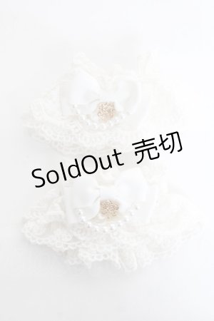 画像: axes femme kawaii / レーシーお袖留め  白 Y-26-02-23-005-AX-ZA-SZ-ZY