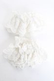 画像2: axes femme kawaii / レーシーお袖留め  白 Y-26-02-23-005-AX-ZA-SZ-ZY (2)