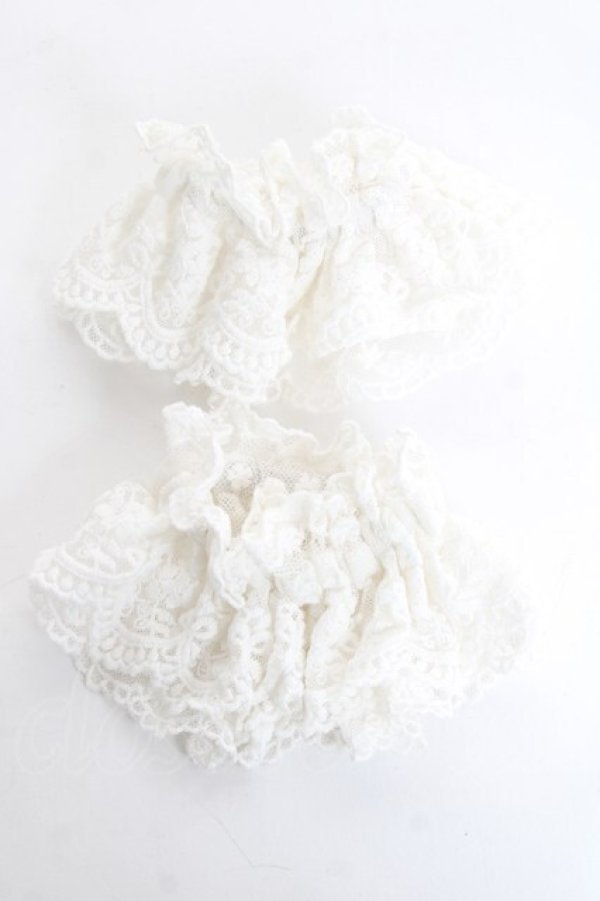 画像2: axes femme kawaii / レーシーお袖留め  白 Y-26-02-23-005-AX-ZA-SZ-ZY (2)