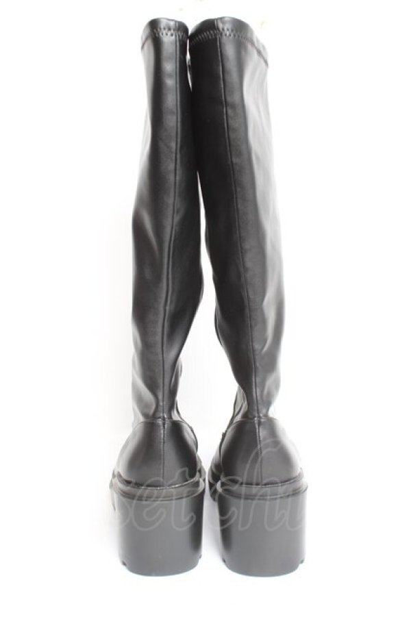 画像3: YOSUKE / ストレッチブーツ LL ブラック Y-26-02-23-040-PU-SH-SZ-ZY (3)