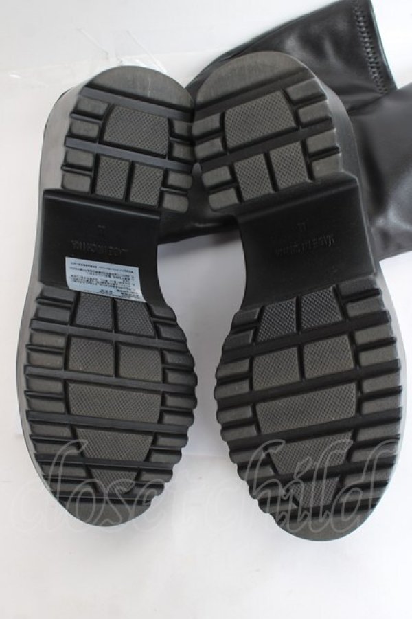 画像5: YOSUKE / ストレッチブーツ LL ブラック Y-26-02-23-040-PU-SH-SZ-ZY (5)