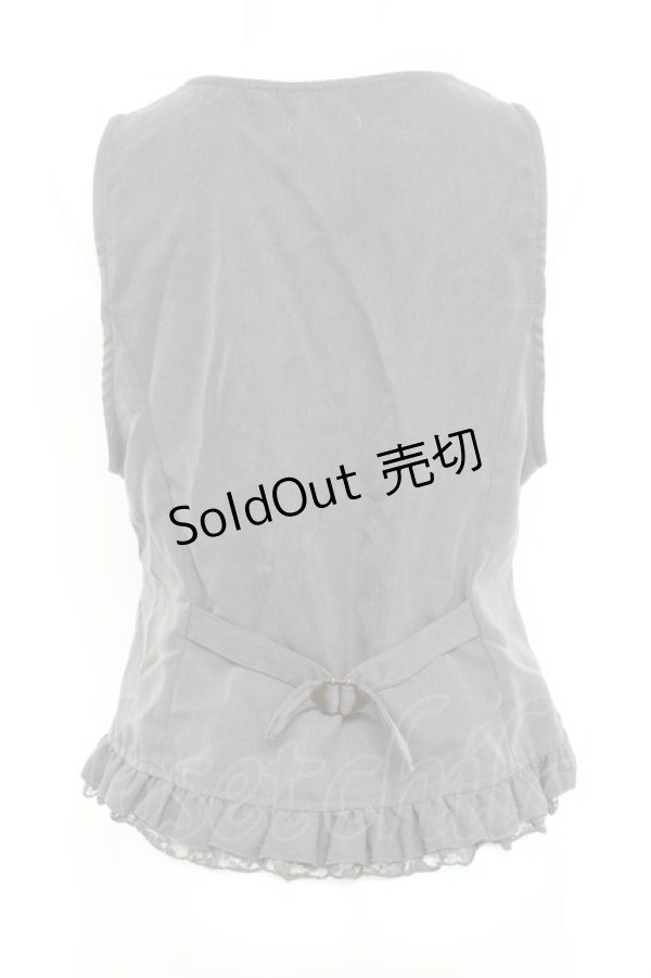 画像2: axes femme / サイドレースUPベスト  グレー Y-26-02-23-047-AX-TO-SZ-ZY (2)