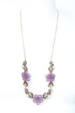 画像2: axes femme / ホマイカローズネックレス  パープル Y-26-02-23-001-AX-AC-SZ-ZY (2)
