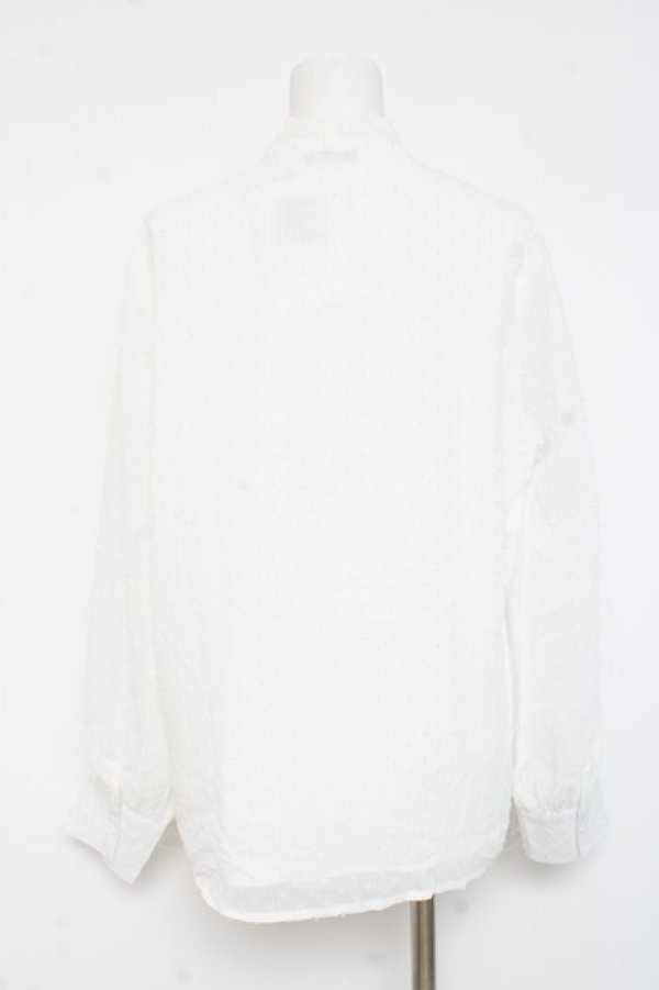 画像2: axes femme / ボウタイドビーブラウス  オフシロ Y-26-02-23-057-AX-BL-IG-ZY (2)