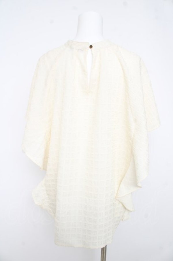 画像2: axes femme / ワッフルスクエアトップス  オフ Y-26-02-23-069-AX-BL-IG-ZY (2)