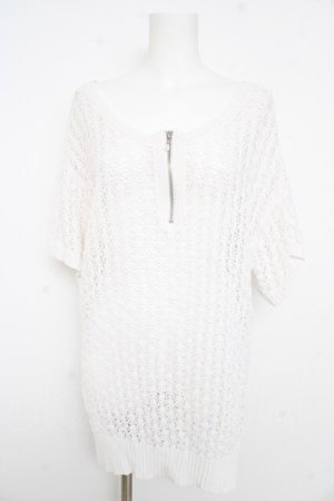 画像: axes femme / 前後２ＷＡＹジップニット F オフシロ Y-26-02-23-083-AX-TO-IG-ZY