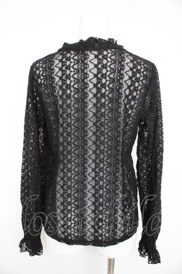 画像2: m petit by misako / レースインナートップス  黒 Y-26-02-23-114-LO-TO-SZ-ZY (2)