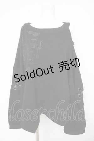 画像: Ozz conte / インダストリアルトップス  黒 Y-26-02-23-133-OO-TO-SZ-ZY