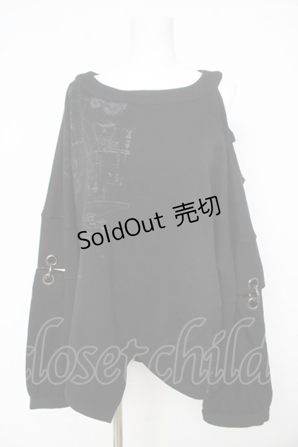 画像1: Ozz conte / インダストリアルトップス  黒 Y-26-02-23-133-OO-TO-SZ-ZY (1)