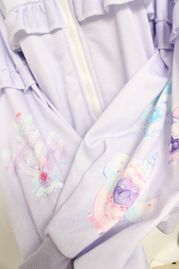 画像3: ACDC RAG / キラキラユニコーンZIP BIGパーカー  ラベンダー Y-26-02-23-137-PU-TO-SZ-ZY (3)