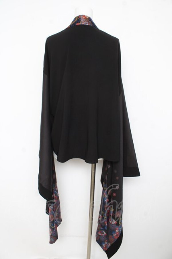 画像2: rezen / 花魁×蝶振袖羽織  瑠璃色 Y-26-02-23-138-LO-TO-SZ-ZY (2)