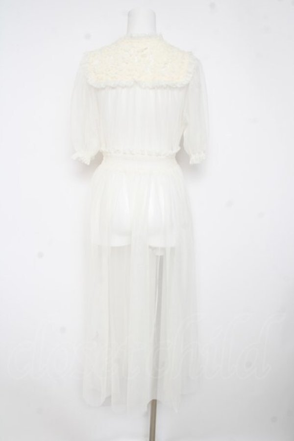 画像2: an another angelus / レースヨークチュールガウンワンピース  生成り Y-26-02-23-142-CA-OP-SZ-ZY (2)