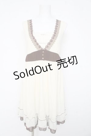 画像: axes femme / ウエストボタンカットチュニ M 生成り Y-26-02-23-144-AX-OP-SZ-ZY