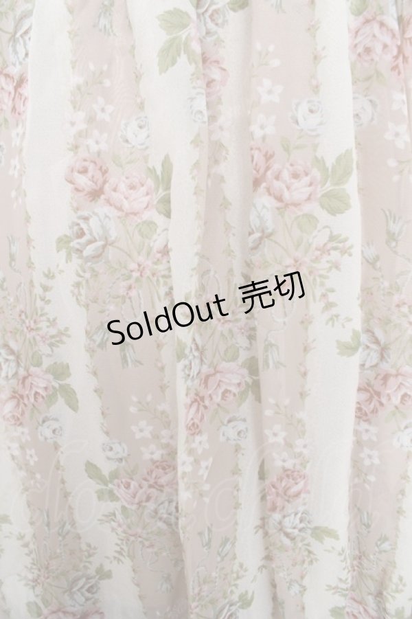 画像3: axes femme / タッセルローズストライプワンピース  生成り Y-26-02-23-157-AX-OP-SZ-ZY (3)