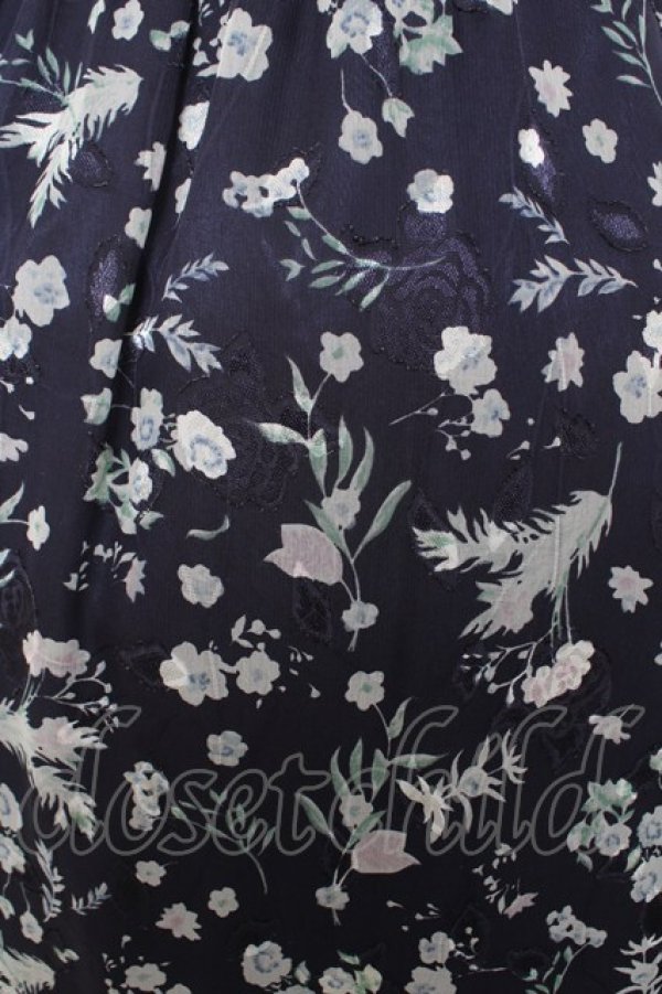 画像3: axes femme / ＪＱ花柄ビスチェ風ワンピース M ネイビー Y-26-02-23-161-AX-OP-IG-ZY (3)