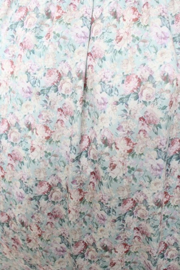 画像3: axes femme / 小花柄ボータイワンピース F ミント Y-26-02-23-172-AX-OP-SZ-ZY (3)