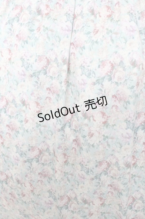 画像3: axes femme / 小花柄ボータイワンピース F ミント Y-26-02-23-172-AX-OP-SZ-ZI (3)