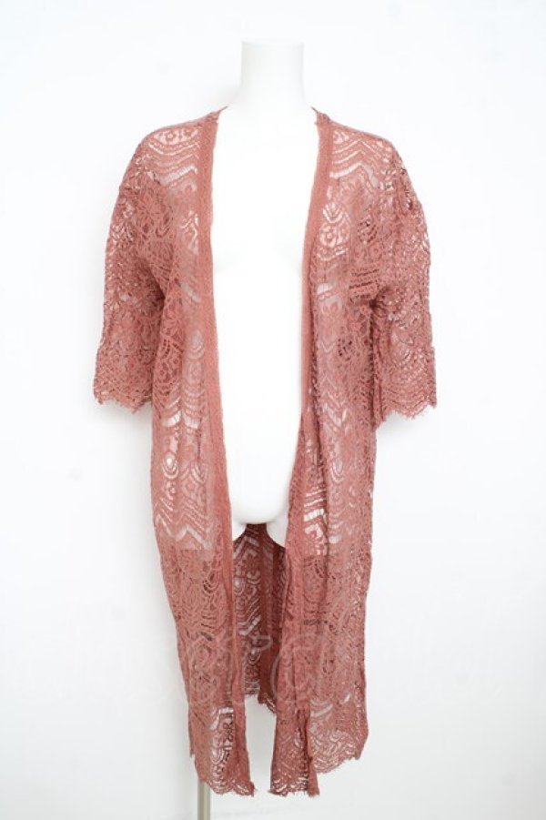 画像1: axes femme / ロング丈レースガウン  オレンジ系 Y-26-02-23-178-AX-TO-IG-ZY (1)