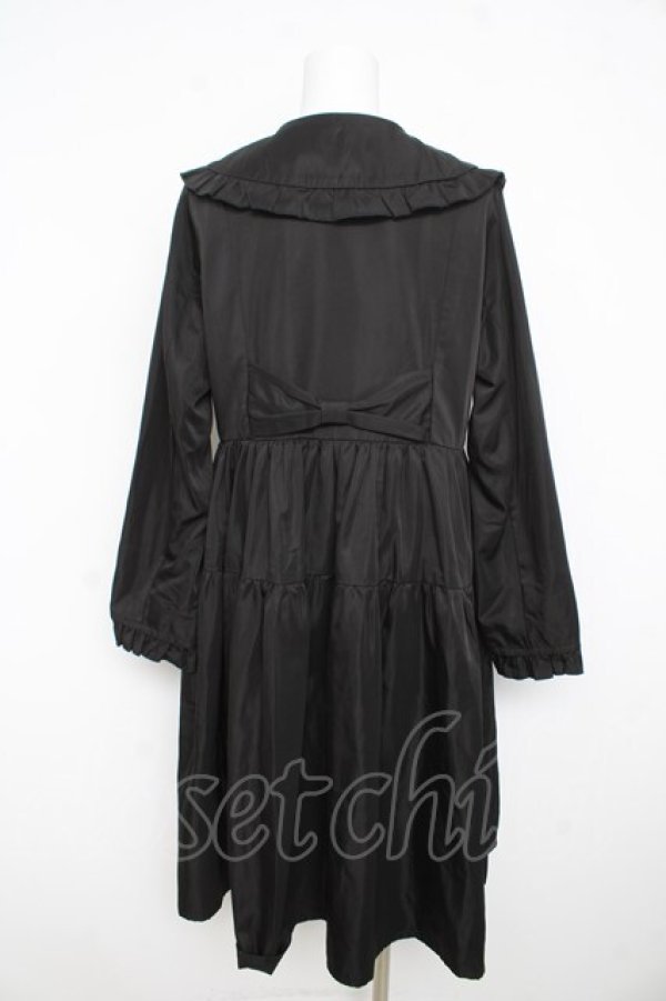 画像2: axes femme kawaii / ティアードトレンチコート  黒 Y-26-02-23-186-AX-CO-SZ-ZY (2)