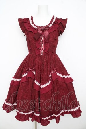 画像: axes femme kawaii / レディローズジャンスカ  ワイン Y-26-02-23-187-AX-OP-SZ-ZY