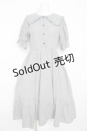 画像: m petit by misako / AM*ギンガムCHKワンピース M 中灰 Y-26-02-23-189-LO-OP-SZ-ZY