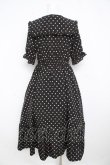 画像2: m petit by misako / 梨地水玉半袖ワンピース M 中黒 Y-26-02-23-192-LO-OP-SZ-ZY (2)