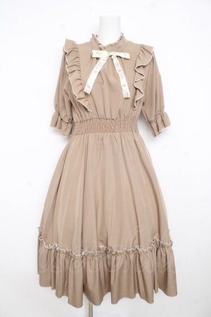 画像: m petit by misako / NINA’Sコラボワンピース M 中茶 Y-26-02-23-193-LO-OP-SZ-ZY