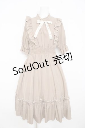 画像: m petit by misako / NINA’Sコラボワンピース M 中茶 Y-26-02-23-193-LO-OP-SZ-ZY