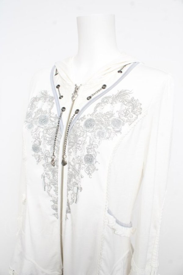 画像3: Ozz oneste / Fairy talent Roseフリルパーカー  白 Y-26-02-23-198-OO-TO-SZ-ZY (3)