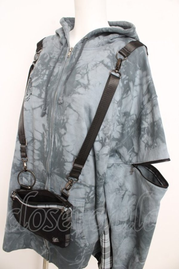 画像3: Desoro Works / conte Uneven Dye with Angel Print Hoodie  ブルーグレー Y-26-02-23-199-GO-TO-SZ-ZY (3)