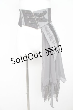 画像: Ozz Croce / 2WAYオーバーコルセット  黒 Y-26-02-23-202-OO-SK-SZ-ZI