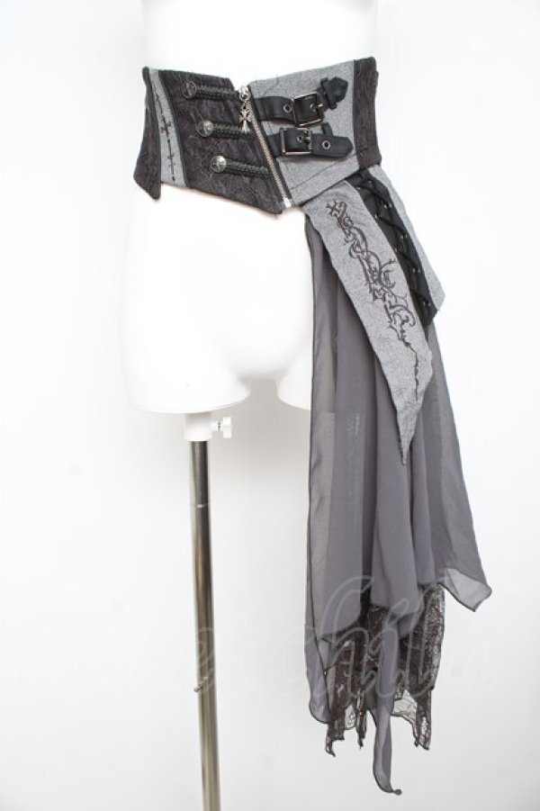 画像1: Ozz Croce / 2WAYオーバーコルセット  黒 Y-26-02-23-202-OO-SK-SZ-ZY (1)