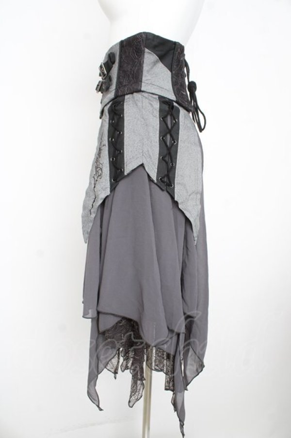 画像3: Ozz Croce / 2WAYオーバーコルセット  黒 Y-26-02-23-202-OO-SK-SZ-ZY (3)