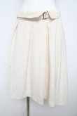 画像1: axes femme / 襟デザインスカート M アイボリー Y-26-02-23-204-AX-SK-IG-ZY (1)
