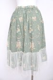 画像2: axes femme / チュール配色ブーケスカート M グリーン Y-26-02-23-214-AX-SK-SZ-ZY (2)
