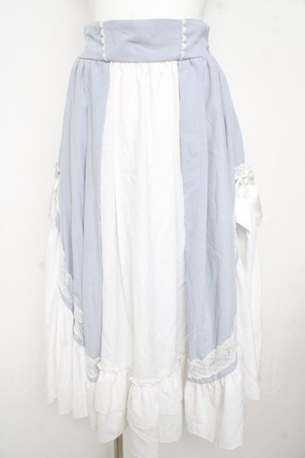 画像1: axes femme kawaii / マリアンヌスカート  サックス Y-26-02-23-215-AX-SK-SZ-ZY (1)