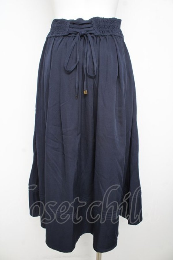 画像2: axes femme / クラシカルスカート L ネイビー Y-26-02-23-220-AX-SK-IG-ZY (2)