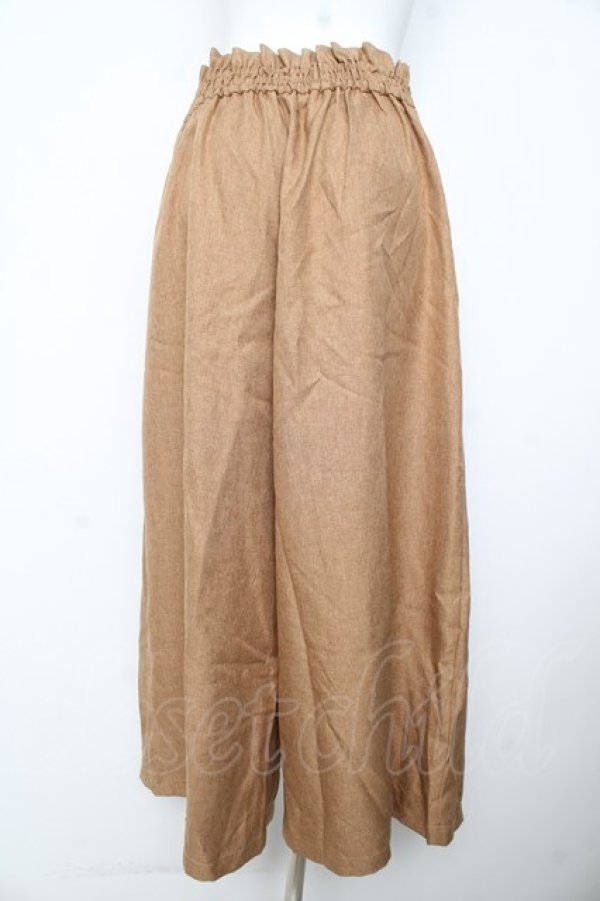 画像2: axes femme / サス付編上ハイウエストパンツ M ブラウン（公式色展開イエロー） Y-26-02-23-231-AX-PA-IG-ZY (2)