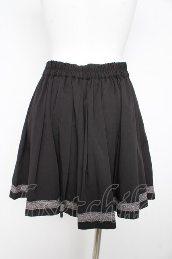 画像2: axes femme / 釦使いプリーツキュロット M 黒 Y-26-02-23-235-AX-PA-SZ-ZY (2)