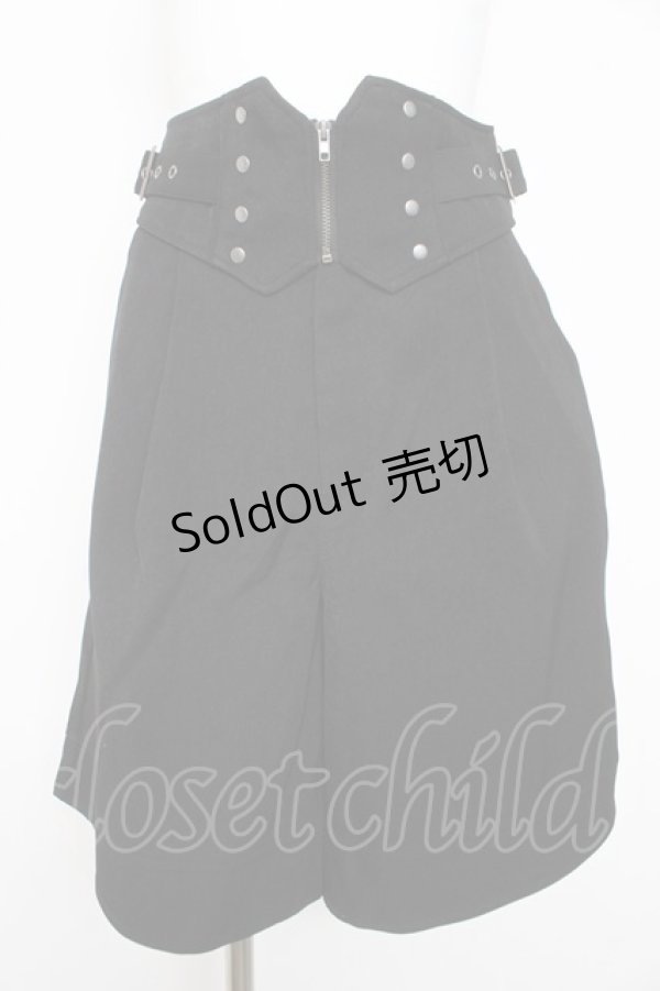 画像1: axes femme / コルセットデザインハーフPT  黒 Y-26-02-23-236-AX-PA-SZ-ZI (1)