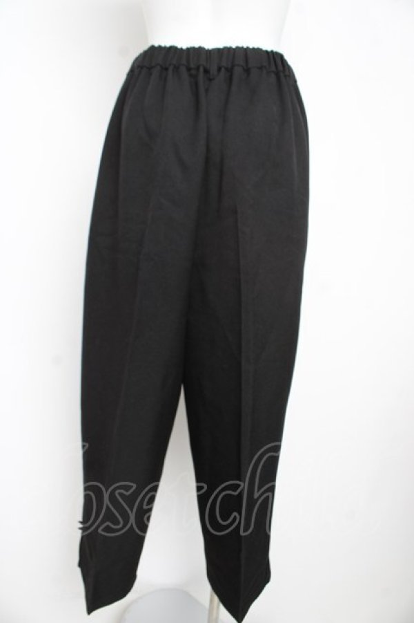 画像2: axes femme / 裾デザインストレートパンツ M 黒 Y-26-02-23-237-AX-PA-SZ-ZY (2)