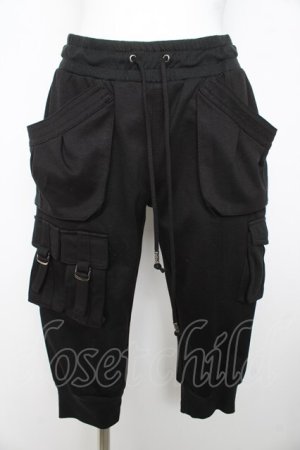 画像: Ozz Croce / ハーフパンツ  黒 Y-26-02-23-238-OO-PA-SZ-ZY