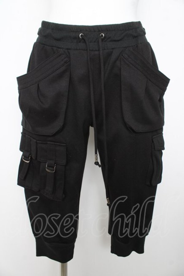 画像1: Ozz Croce / ハーフパンツ  黒 Y-26-02-23-238-OO-PA-SZ-ZY (1)