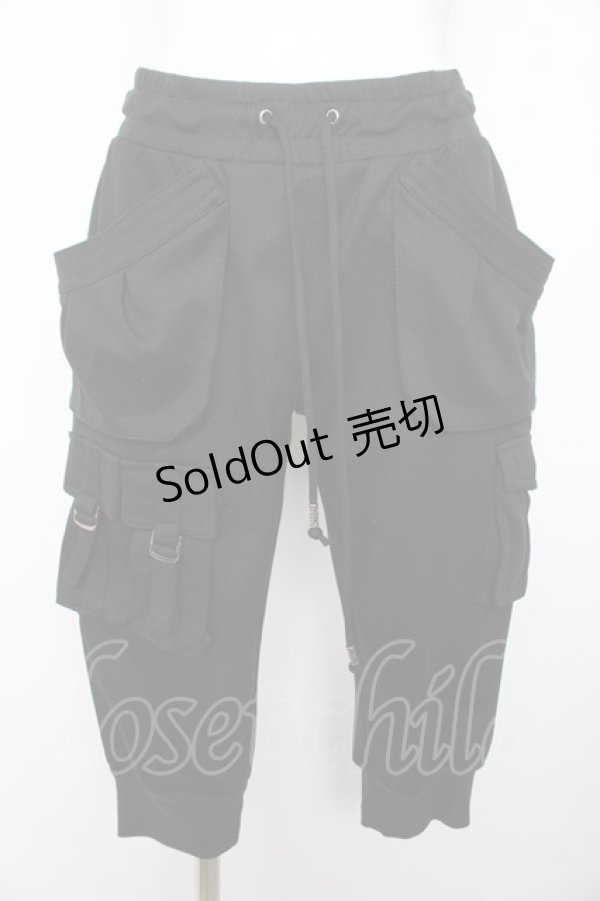 画像1: Ozz Croce / ハーフパンツ  黒 Y-26-02-23-238-OO-PA-SZ-ZI (1)
