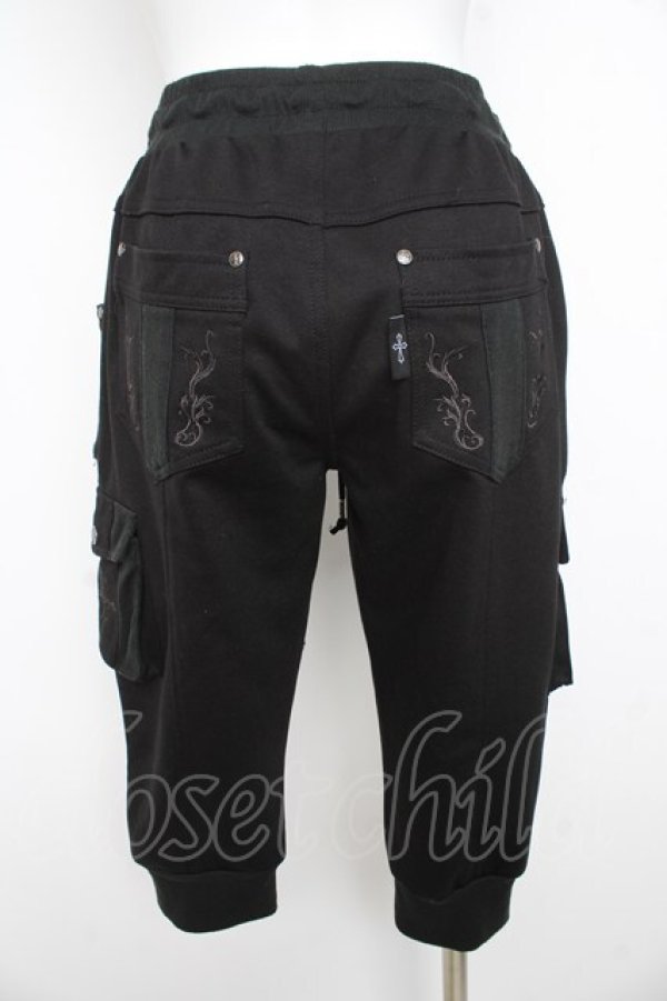 画像2: Ozz Croce / ハーフパンツ  黒 Y-26-02-23-238-OO-PA-SZ-ZY (2)