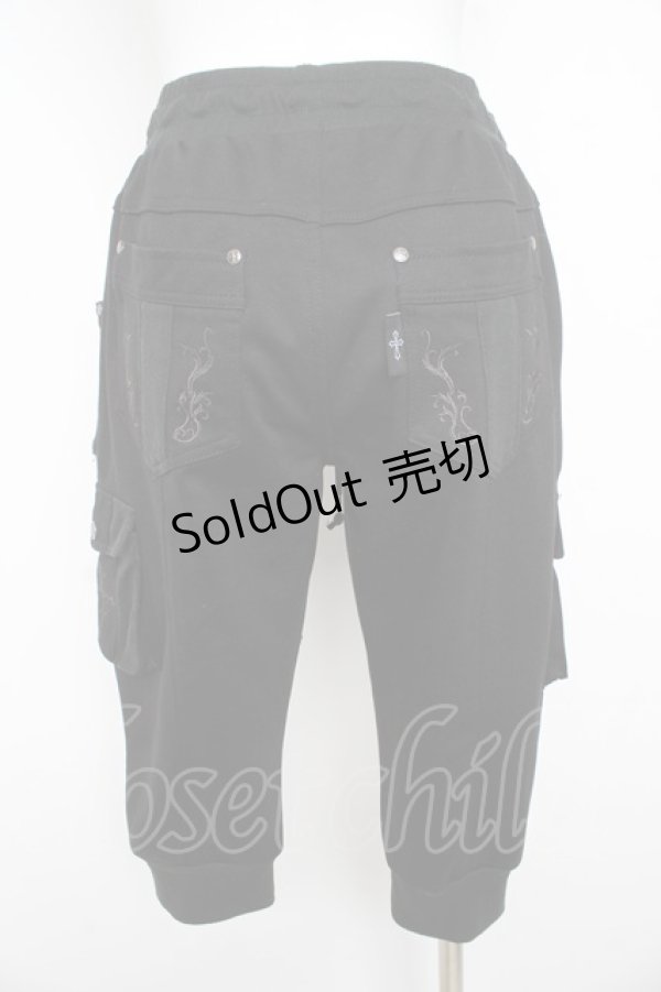 画像2: Ozz Croce / ハーフパンツ  黒 Y-26-02-23-238-OO-PA-SZ-ZI (2)