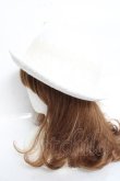 画像4: PrivateSquare. / SP.クラシックボーラーハット  ホワイト Y-26-02-23-026-LO-AC-SZ-ZY (4)