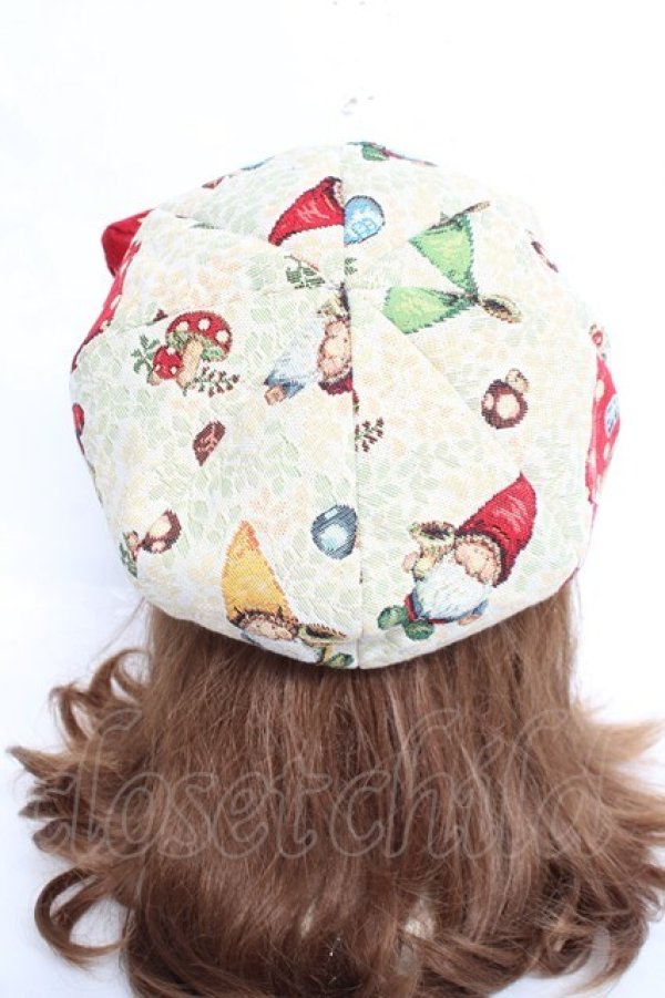 画像3: Coco&Ami / マッシュルームゴブランキャスケット  ベージュ Y-26-02-23-027-LO-AC-SZ-ZY (3)